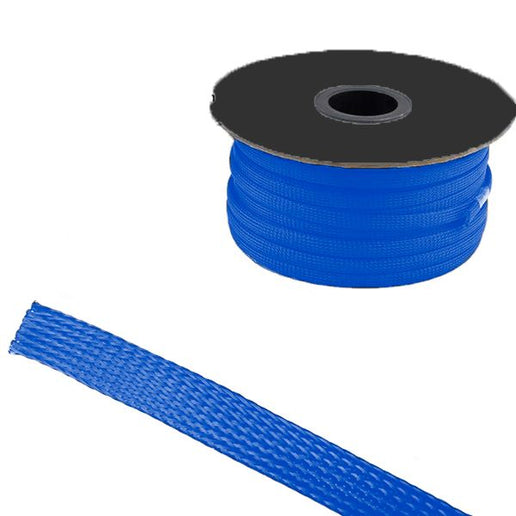 Rollo de cable piel de serpiente color Azul