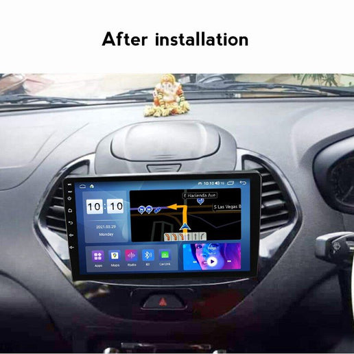 Consola Ford Figo Aspire 2019 9" pulgadas