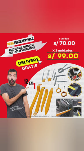Kit de Paletas para instalacion 12 en 1