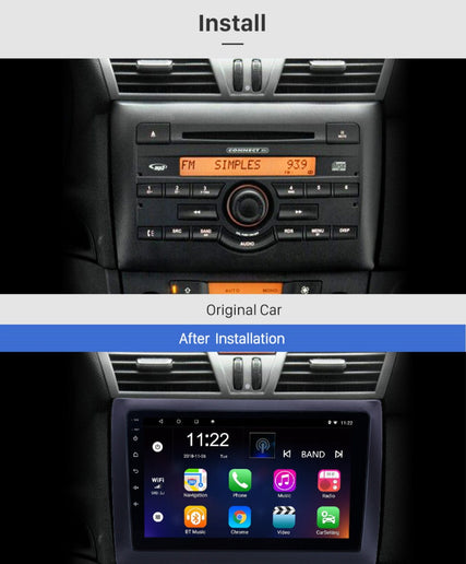 Consola Fiat Stilo 2010 9" pulgadas