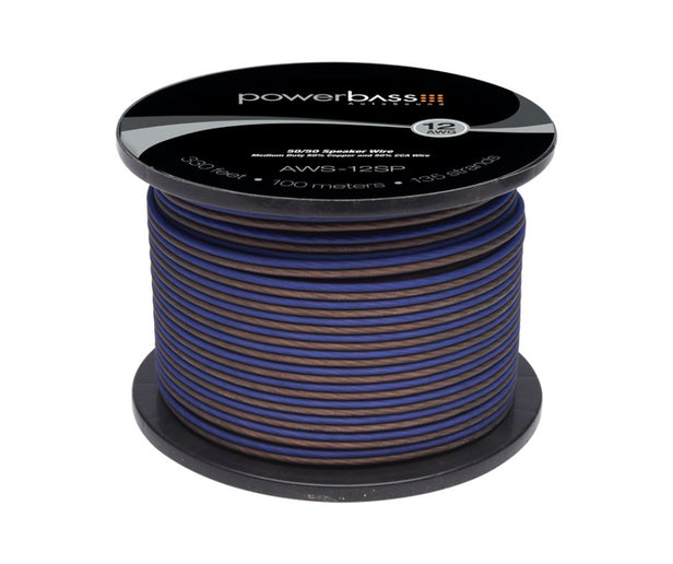 Rollo de Cable POWER BASS para Subwoofer Calibre #12
