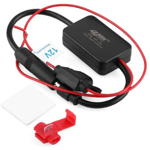 Amplificador de señal de radio de coche de 12 V Señal de mejora ANT-208 Amplificador de antena FM automático