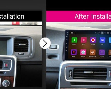 Consola Volvo S60 2014-2018 9" pugadas