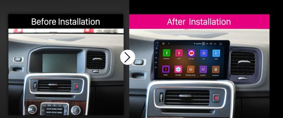 Consola Volvo S60 2014-2018 9" pugadas