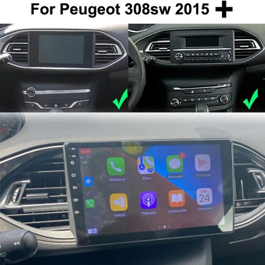 Consola Peugeot 308S 2015 9" pulgadas