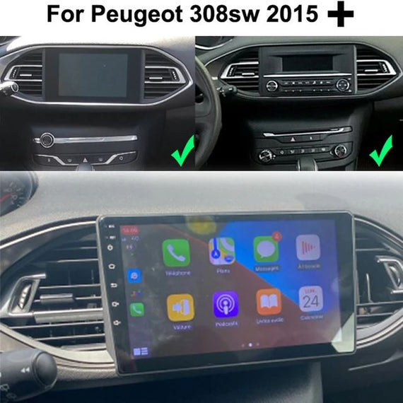 Consola Peugeot 308S 2015 9" pulgadas