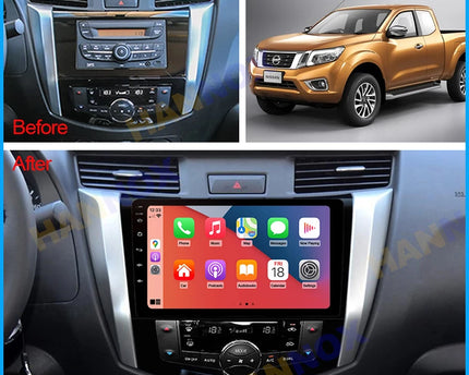 Consola nissan navara / np300 2014-2019 9"pulgadas