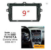 Consola Toyota corolla 9" Pulgadas Año 2008-2010