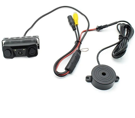 Cámara con doble sensor de retroceso