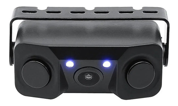 Cámara con doble sensor de retroceso