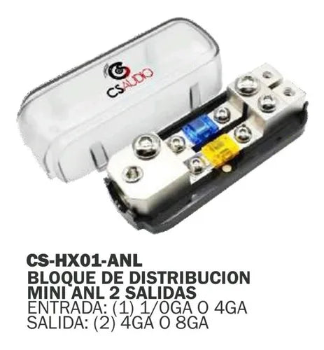 Block de distribución CS AUDIO CS-HX01-ANL