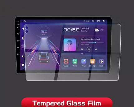 Mica de vidrio para autoradio android de 7" , 9 " y 10" pulgadas