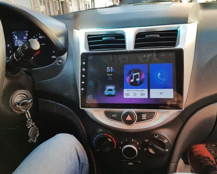 Consola Hyundai Verna / I 25 / Accent  9" pulgadas 2010-2014