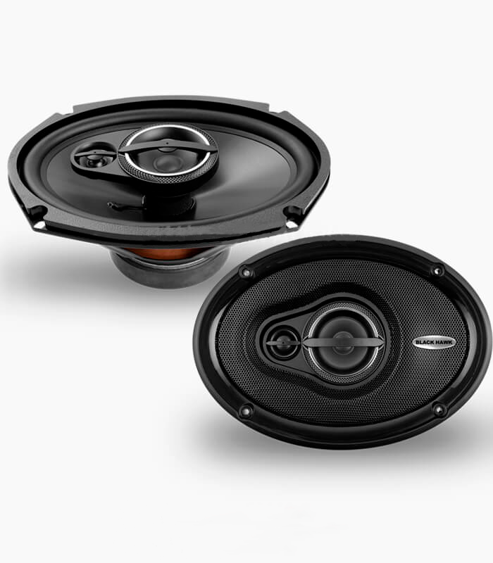 Parlantes ovalados Black hawk  BH-693  1200W