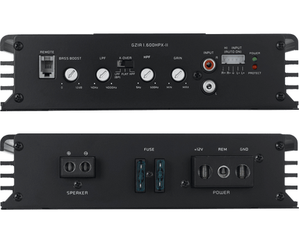 Amplificador Ground Zero clase A/B de 1 canal de alta calidad 1600HPX-II 700 W