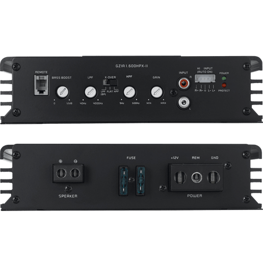 Amplificador Ground Zero clase A/B de 1 canal de alta calidad 1600HPX-II 700 W