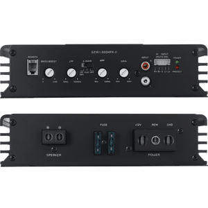 Amplificador Ground Zero clase A/B de 1 canal de alta calidad 1600HPX-II 700 W