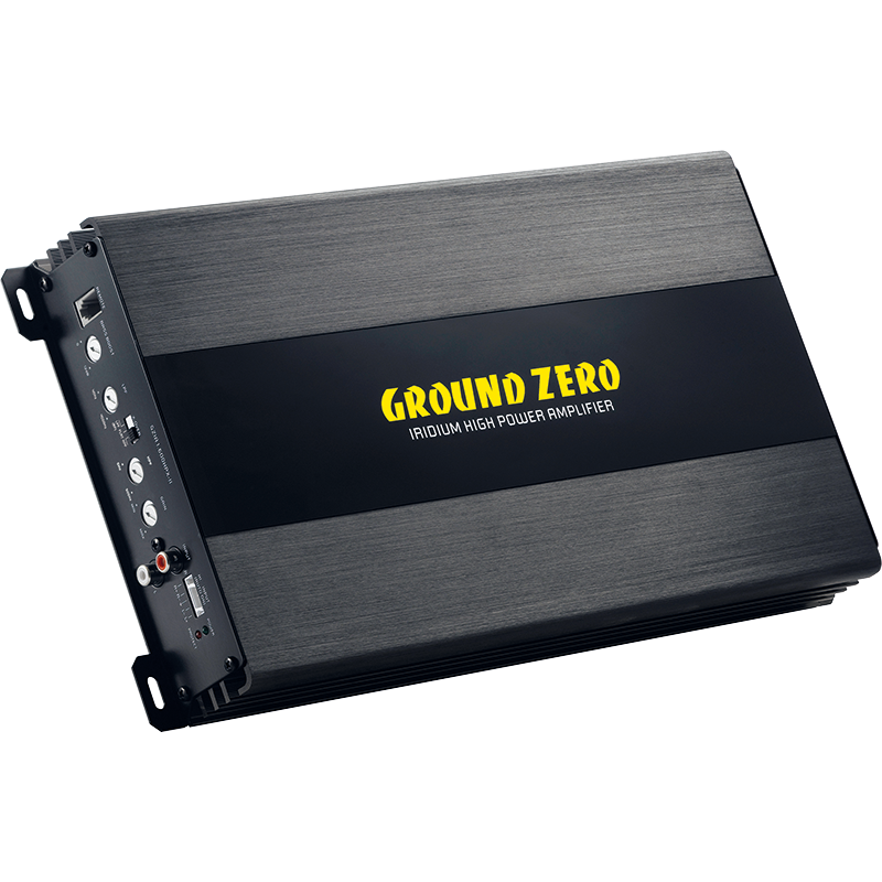 Amplificador Ground Zero clase A/B de 1 canal de alta calidad 1600HPX-II 700 W