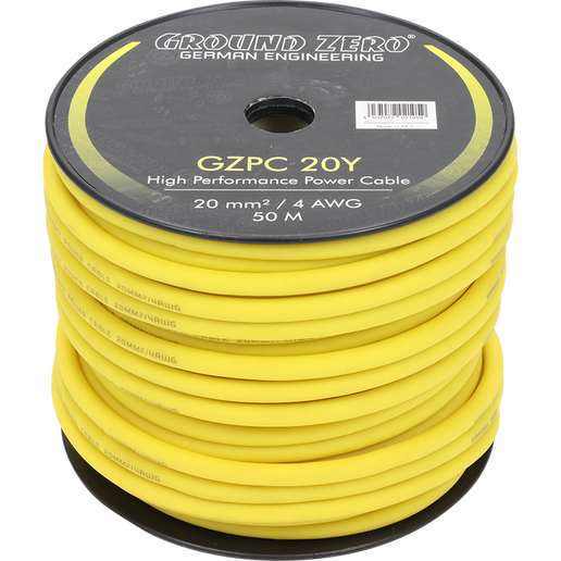 Rollo de cable Ground Zero #4 GZPC 20Y