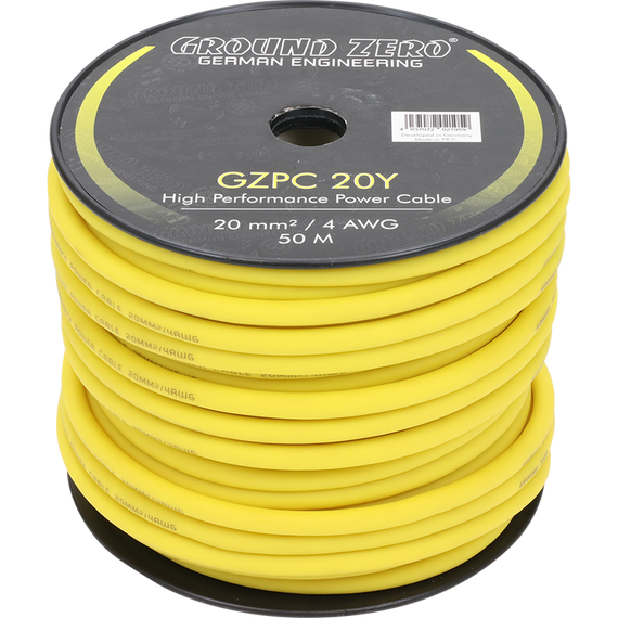 Rollo de cable Ground Zero #4 GZPC 20Y