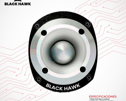 Tweeter bala 4" Black Hawk BH-360