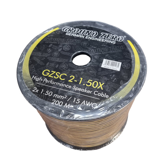 Rollo de cable Ground Zero #16 GZCS 2-1.50X