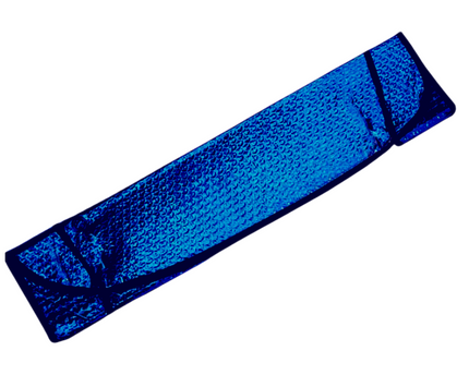 Tapasol frontal de aluminio azul 130*60cm