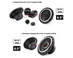 Componentes JL AUDIO C2 650 + Parlantes full rango C2 650X