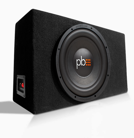 Subwoofer Powerbass + Caja Semiplana