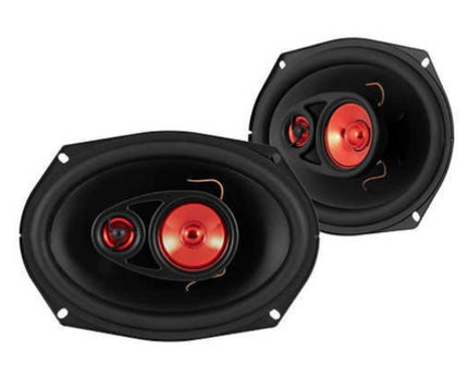 Parlantes Ovalados Bass Habit P690 3 vías 120W