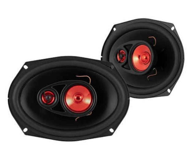 Parlantes Ovalados Bass Habit P690 3 vías 120W