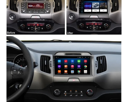 Consola Kia Sportage 9" Pulgadas 2010
