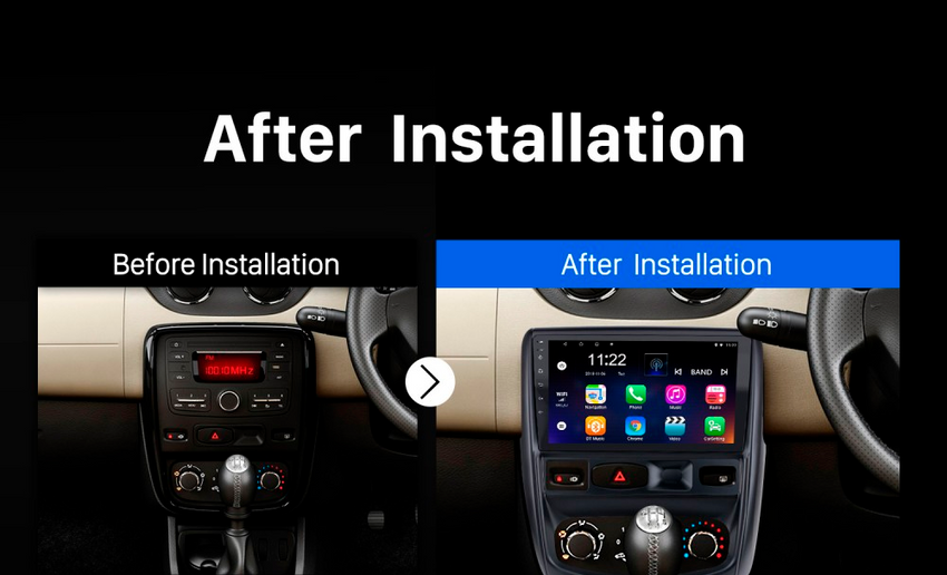 Consola Renaul Duster 9" Pulgadas 2014-2017