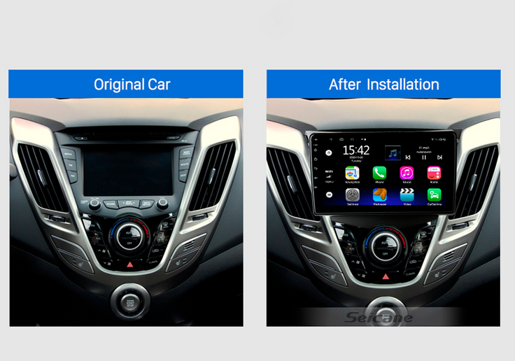 Consola Hyundai Veloster 9" Pulgadas