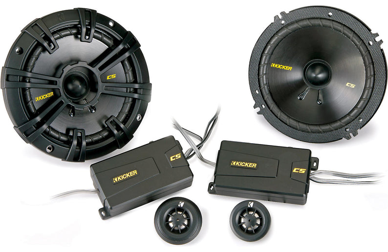 COMPONENTES DOS VIAS 6.5 KICKER CSS65  100RMS