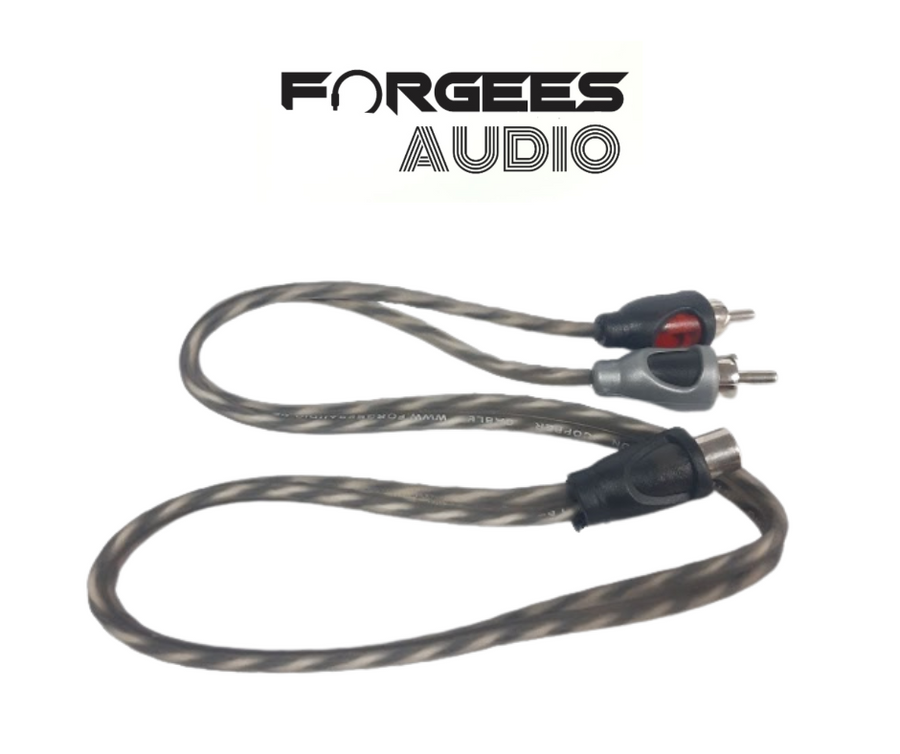 RCA Cable  Y  2 Macho 1 Hembras