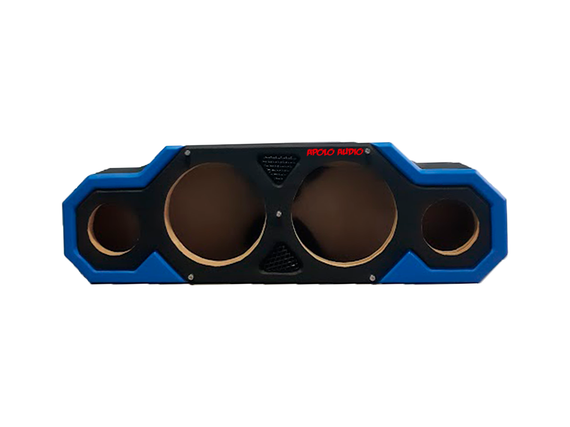 Caja de calidad  [ Medios de 8"  +  Tweeter de 4" ]  AZUL