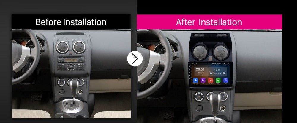 Consola Nissan Qasqai 9" Pulgadas 2008-2013