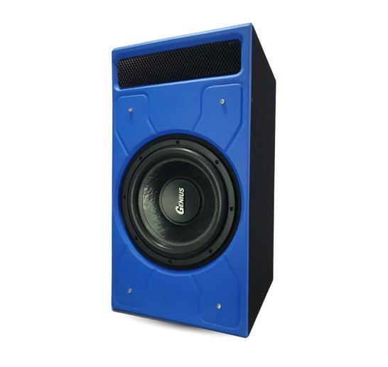 Caja con diseño + Subwoofer genius 12"