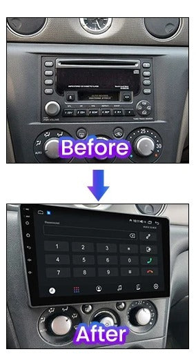 Consola Mitsubishi Outlander 2004-2008 9"pulgadas