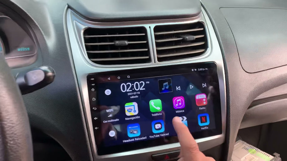 Consola Chevrolet Sail 9" pulgadas año 2011