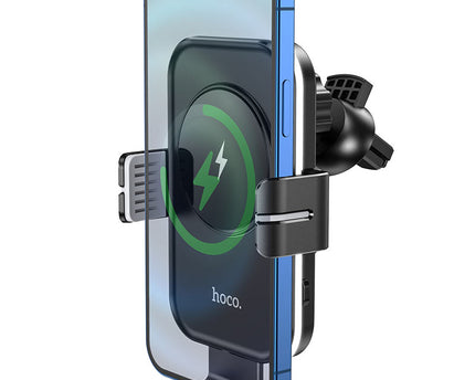 Holder - Soporte de teléfono para coche con carga inalámbrica Hoco CA 80
