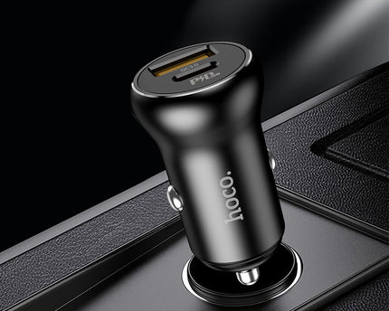 Cargador de coche HOCO NZ5 para IPHONE salida total 5V / 5A carga rápida