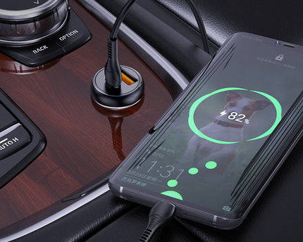 Cargador de coche HOCO NZ5 para IPHONE salida total 5V / 5A carga rápida