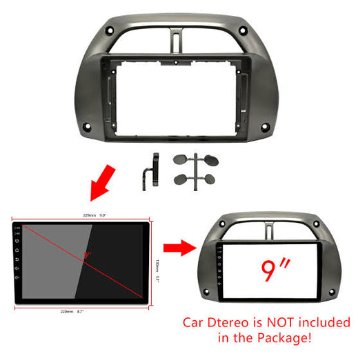 Consola toyota RAV4 2001 - 2005 9" pulgadas