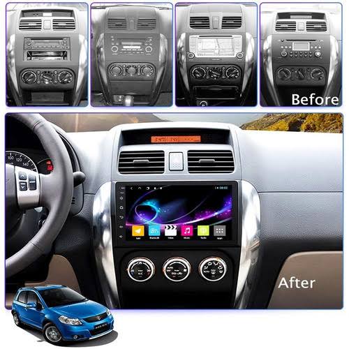 Consola Suzuki SX4 / Fiat Sedici 2005 9" pulgadas