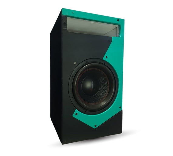 Caja con diseño + Subwoofer Rockalpha 12" 1000W