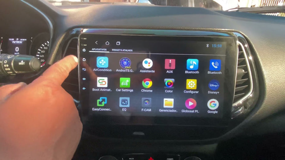 Consola Jeep Compass 2017 10.1" pulgadas