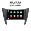 Consola nissan navara / np300 2014-20 9"pulgadas