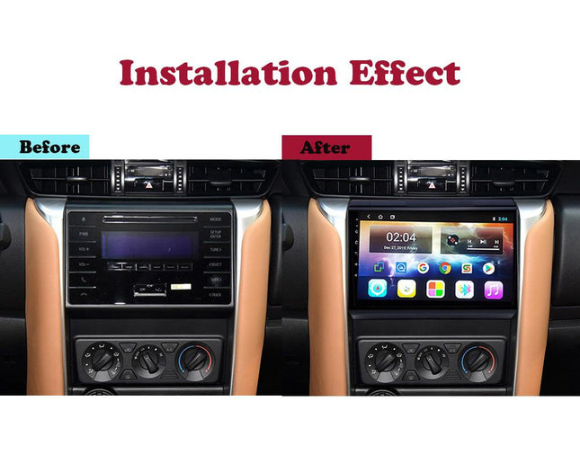 Consola Toyota Fortuner / Covert 9" Pulgadas 2016